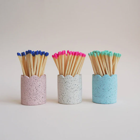 HELLO MARILU Scalloped Match Stick Holder