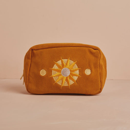 Cai & Jo corduroy make up bag