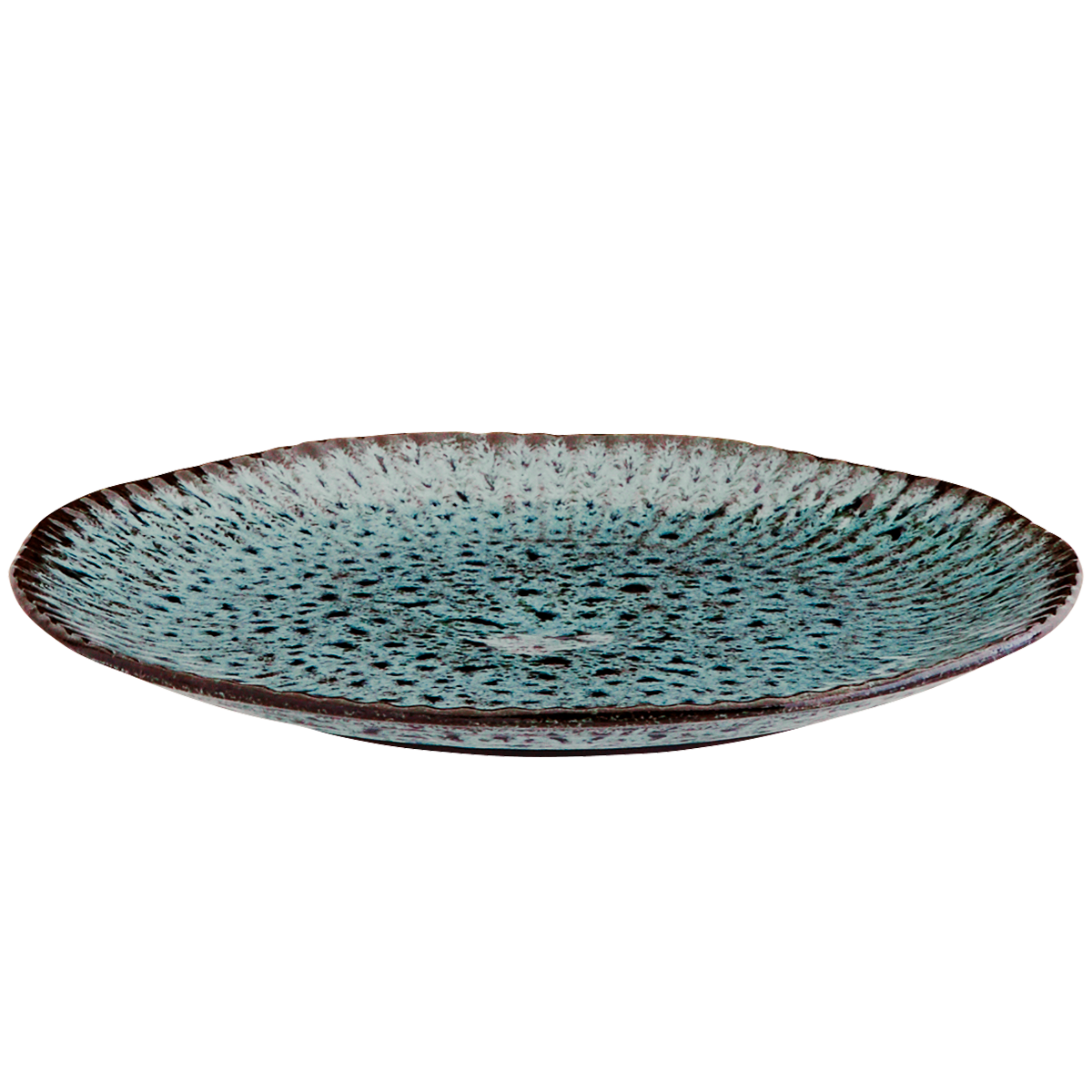 MS Plate speckled large 27cm