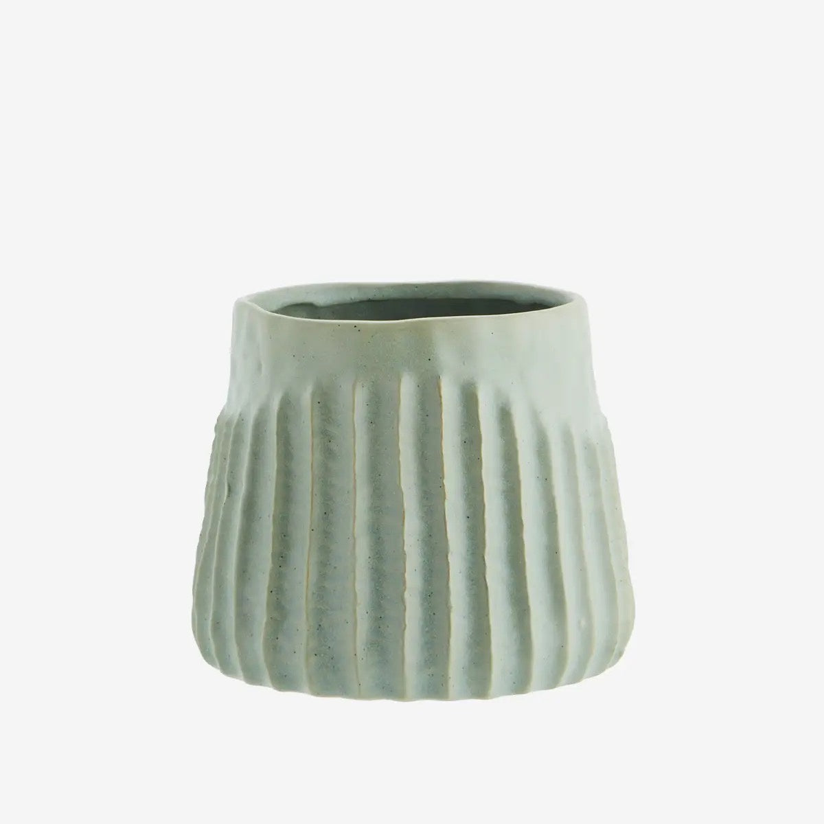 MS Pot green ribbed