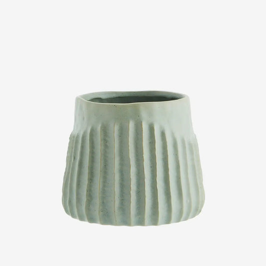 MS Pot green ribbed