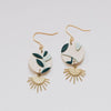 Pepper Earrings Embroidery floral inspired