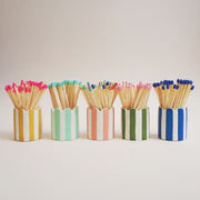 HELLO MARILU STRIPED Match Stick Holder