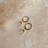 LN Earrings crescent hoop