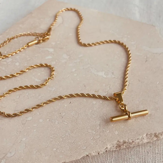LN Necklace rope with bar