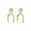 JT Earrings double arch