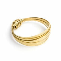 JT Bangle Brass ribbon