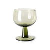 HK Glass low olive green