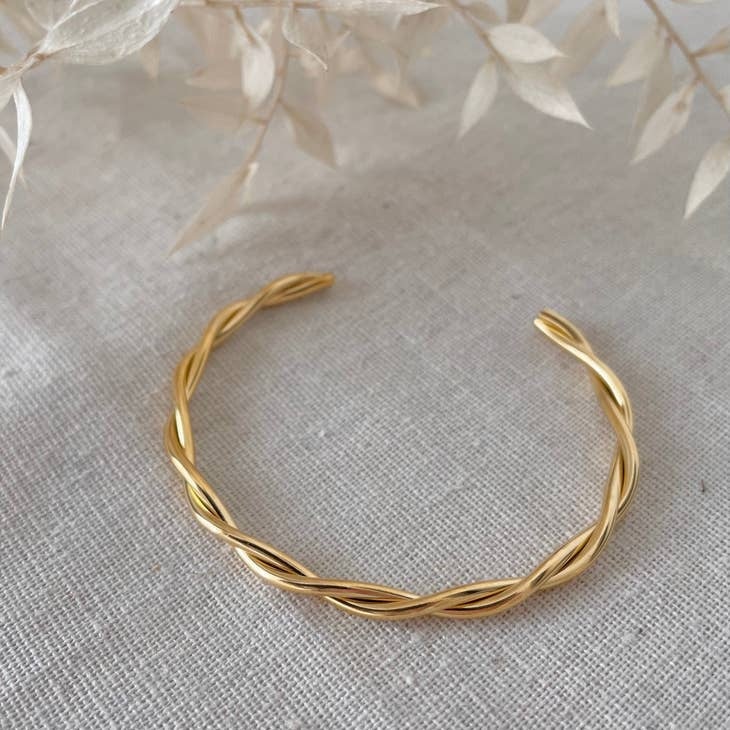 LN Bangle Twist Gold