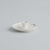 Candleholder gold brushstrokes