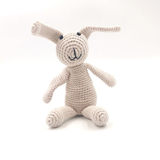 PC rattle bunny natural
