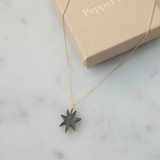 Pepper Necklace hand drawn Star