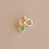 Pepper Earrings Around Brass Stud