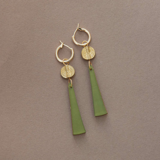 Pepper Earrings Power Drop Hoop
