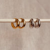 LN Earrings Minimal Wide Hoops