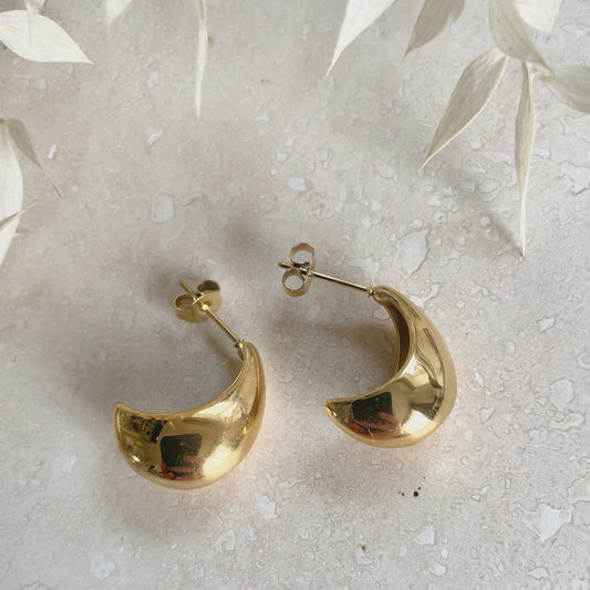 LN Earrings Everyday Gold Droplet