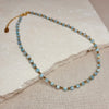 LN Necklace Aqua Beaded