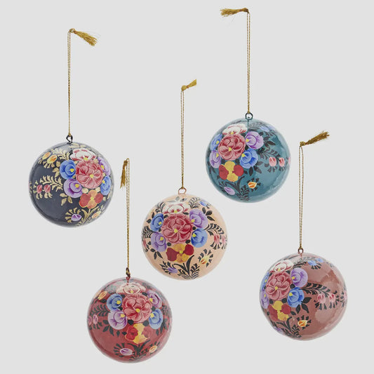 MS Xmas bauble flowers