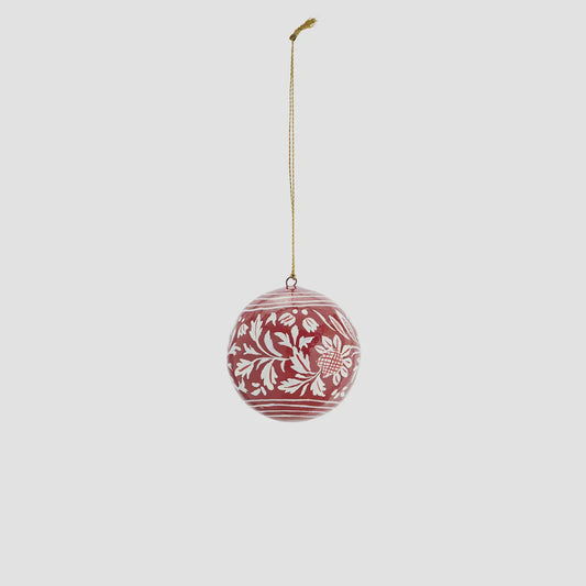 MS Xmas bauble large red