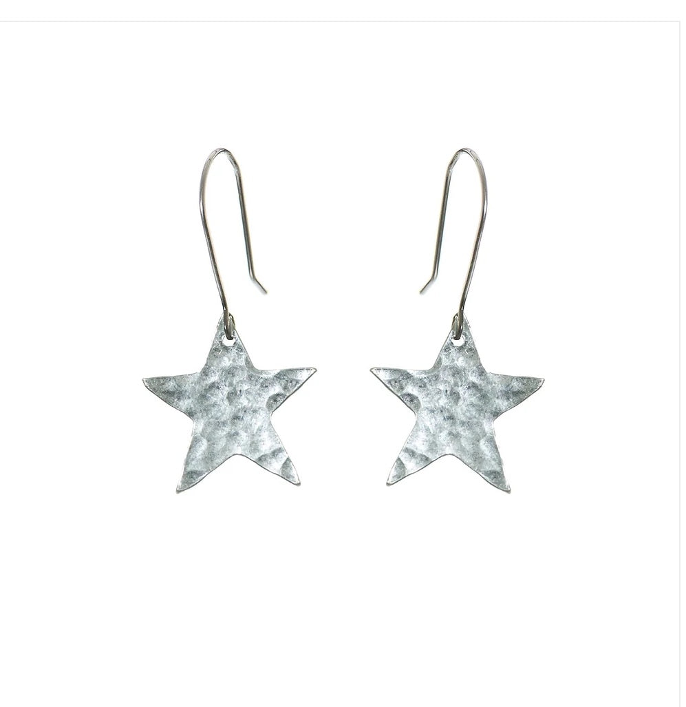 JT Earrings  Plated Star