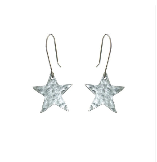 JT Earrings  Plated Star