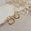 LN Earring abstract hoop