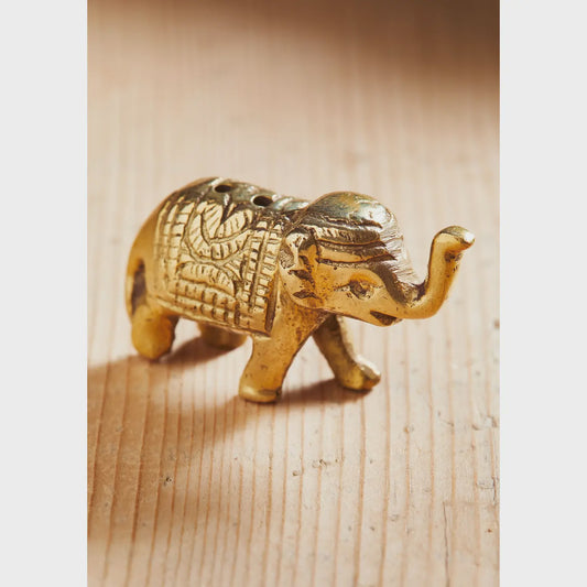 Namaste Incense Holder Brass Elephant