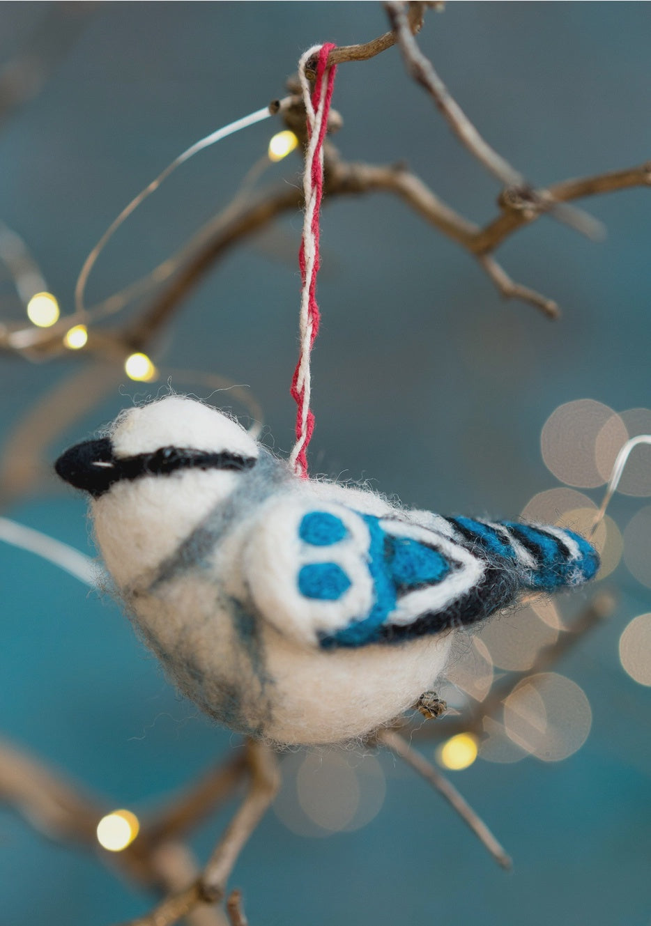 Namaste Xmas Decoration Felt Bird