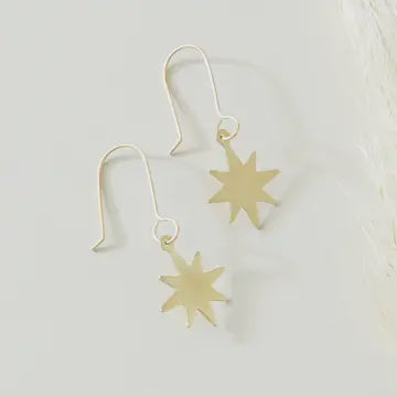 JT Earrings Starburst Star