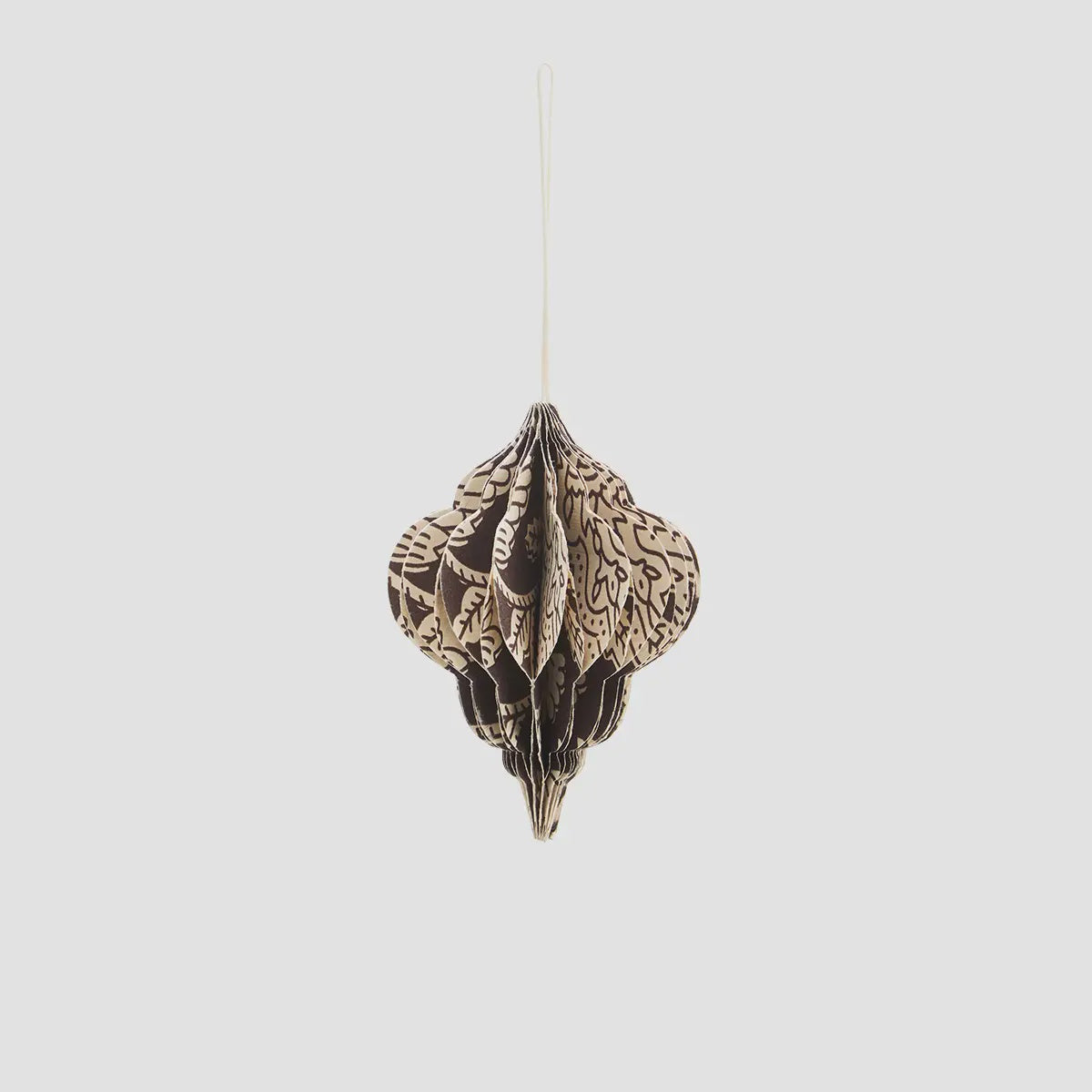 MS Xmas Handmade Paper Honeycomb Brown