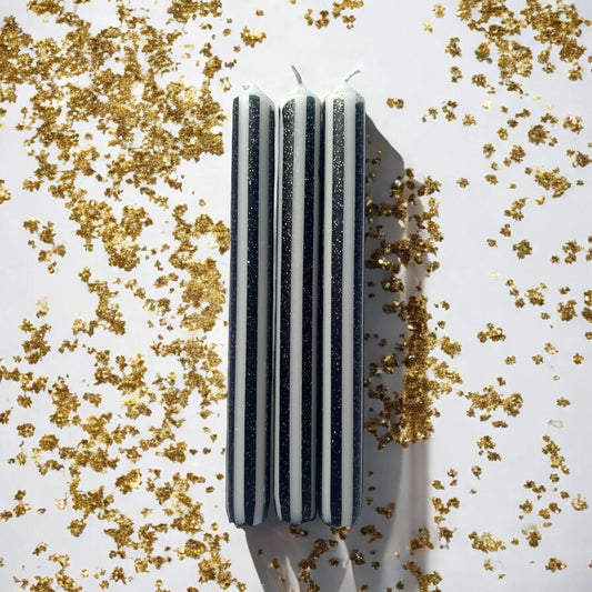 CE Candles pinstripe