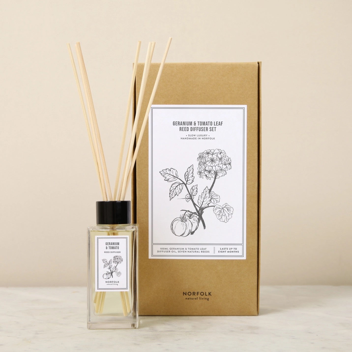 NNL Botanical Reed Diffuser Set