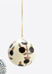 MS Xmas Bauble blk + white flowers