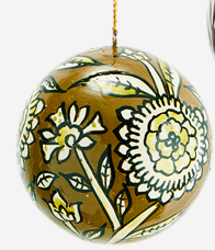 MS Xmas Bauble khaki/black/white