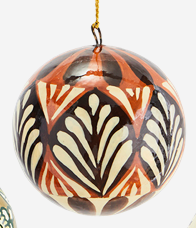 MS Xmas Bauble blk/tan/ecru