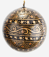 MS Xmas Bauble gold/black