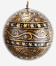 MS Xmas Bauble gold/black