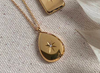 LN Necklace solid star teardrop