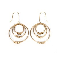 JT earrings triple hoop