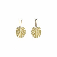 JT Earring Tropical Leaf