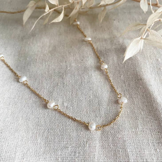 LN Neclace pearl chain