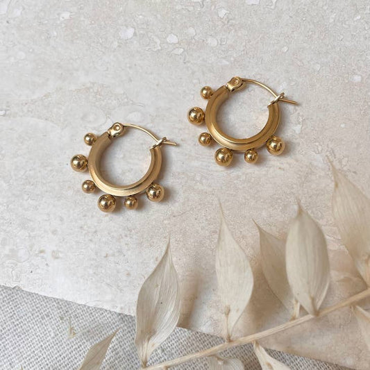 LN Earring Ball Hoop