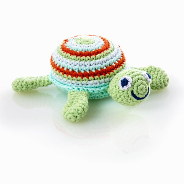 PC rattle turtle green