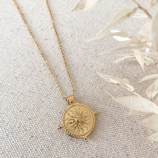 LN Necklace Golden Coin