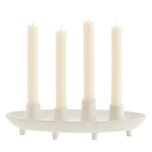 MS Candle holder white boat
