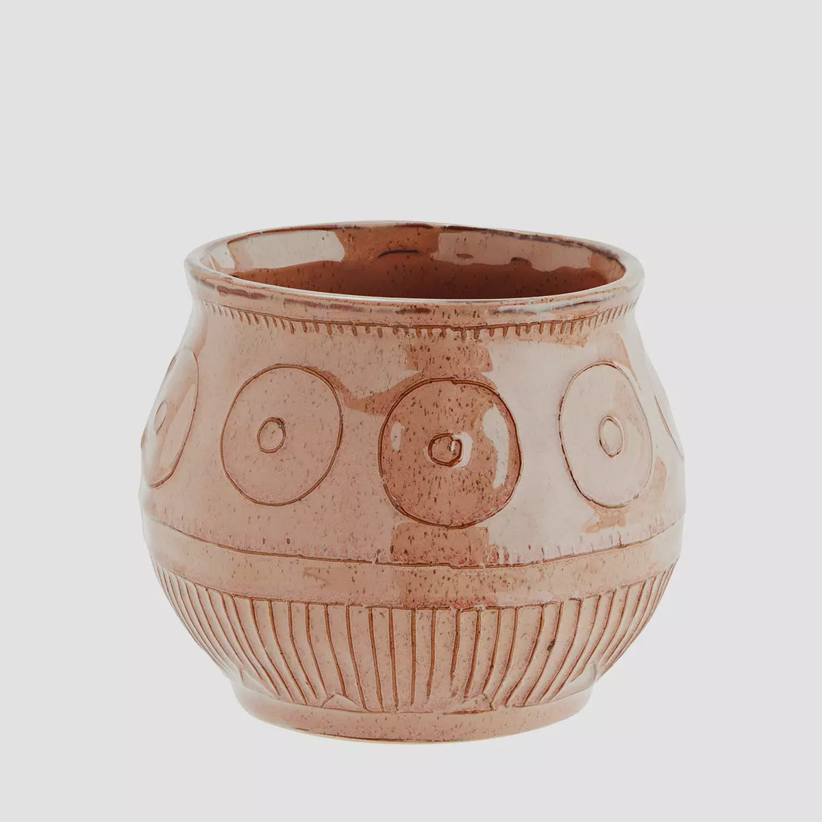 MS POT CIRCLES ASH ROSE