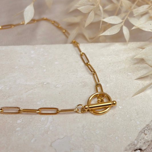 LN Necklace link bar clasp