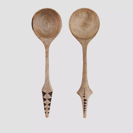 MS SERVING SET HAND CARVED