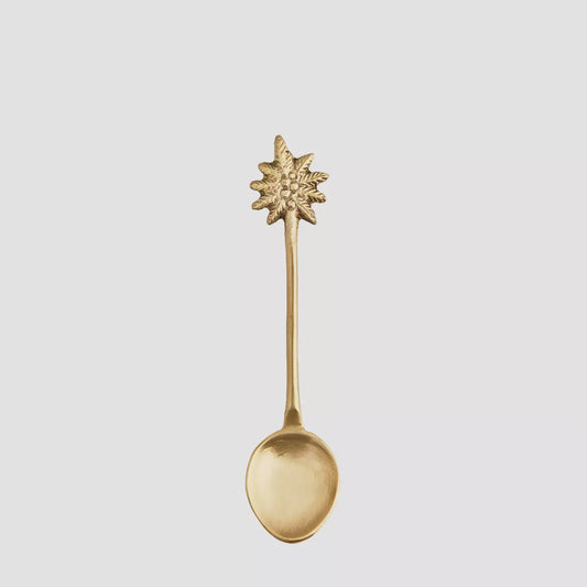 MS SPOON W/PALM BRASS