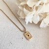 LN Necklace Octagon Noir
